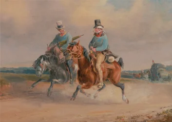 Una Escena en el Camino en Francia
